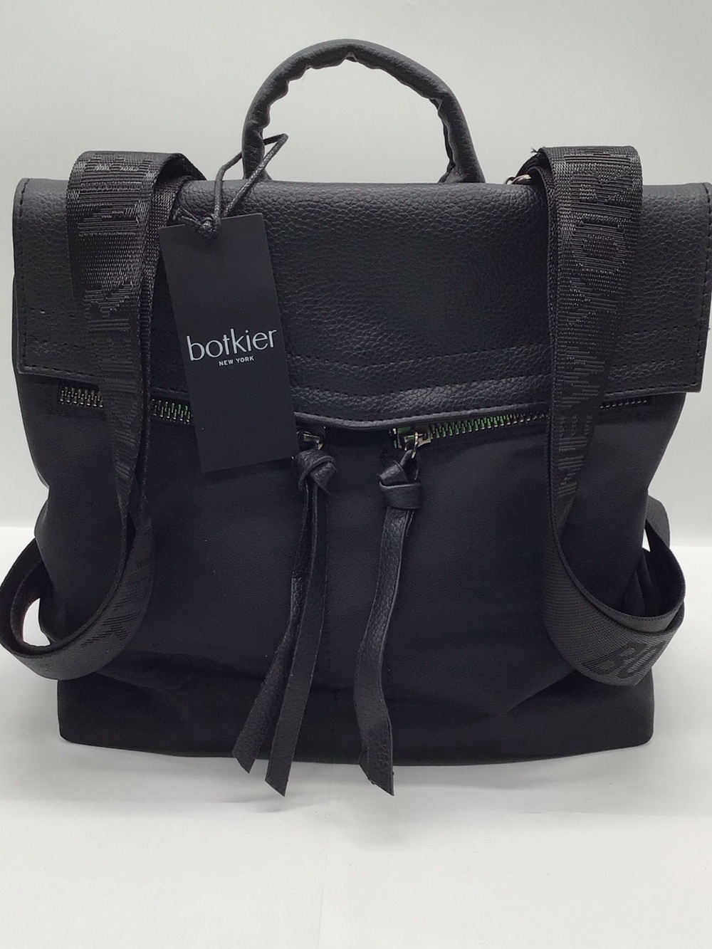 Botkier New York Black Nylon Backpack